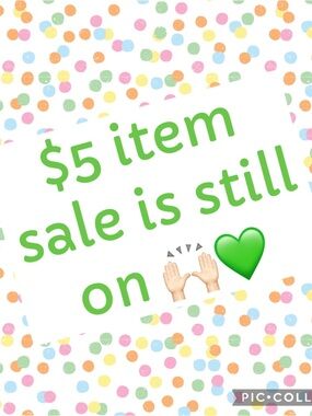 $5 items, all tagged accordingly